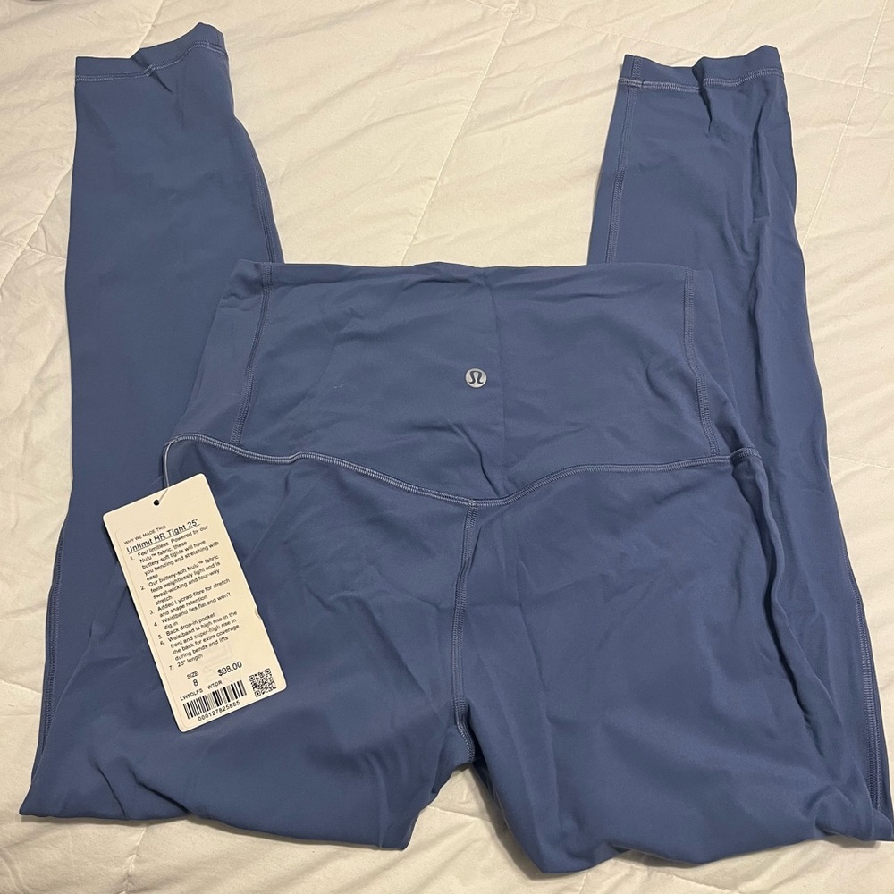 Lululemon Blue High-Waisted Leggings